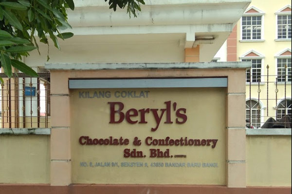 Location Kilang Coklat Beryl's