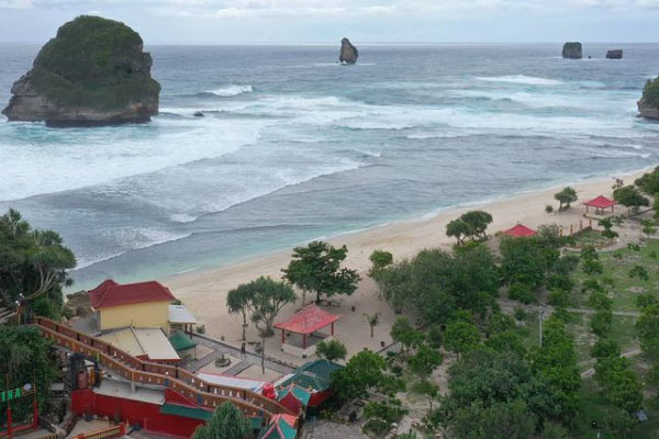 fasilitas di Pantai Goa Cina
