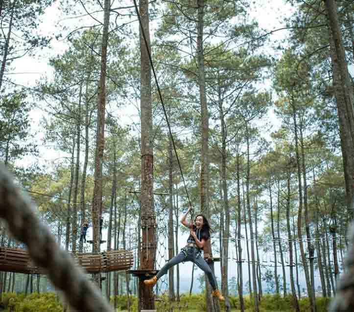 tips berkunjung ke Bandung Treetop Adventure Park